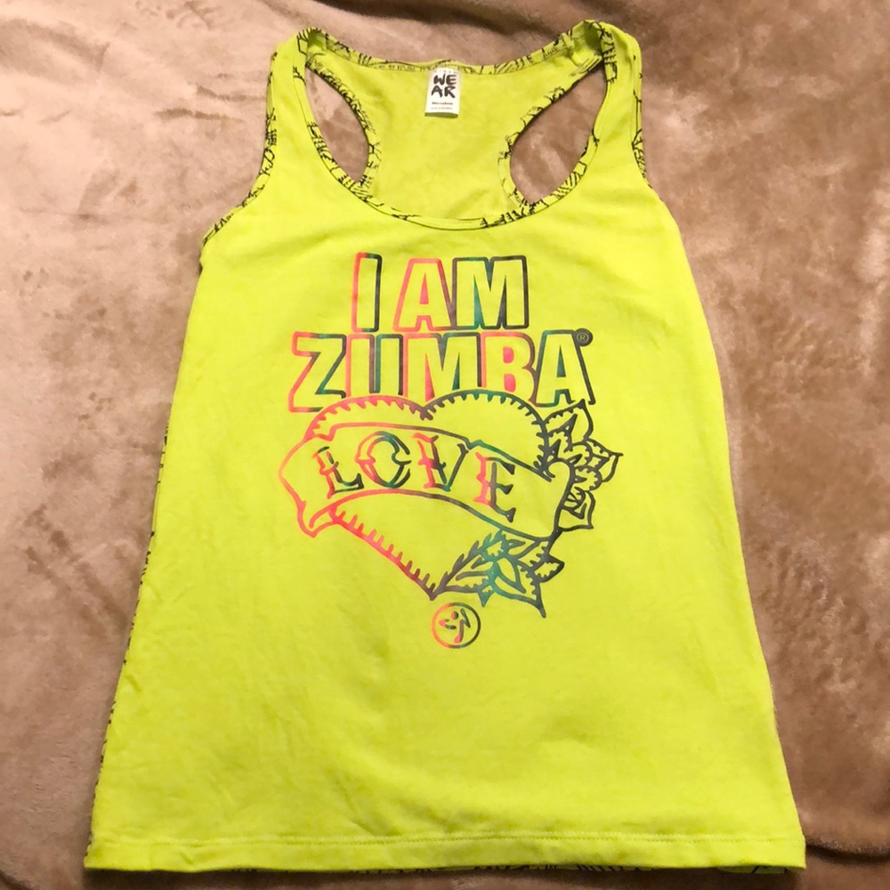 Zumba Celebrate Love Instructor Racerback M